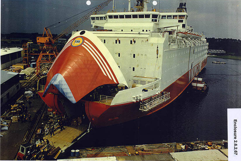 Photo Viking Sally With Open Visor And Bow Ramp